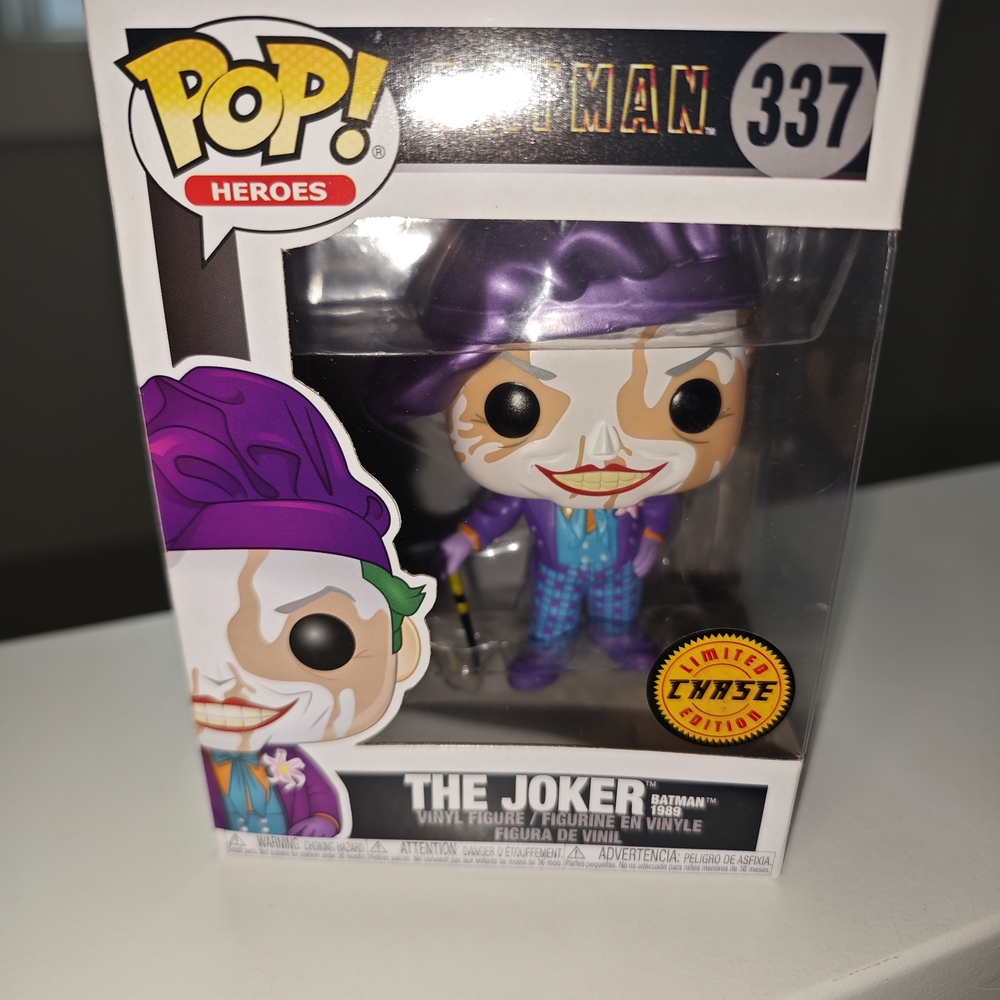 Funko Pop! Heroes The Joker Vinyl Figure - Purple and Blue